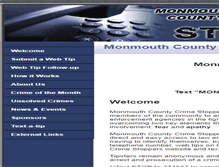 Tablet Screenshot of monmouthcountycrimestoppers.com